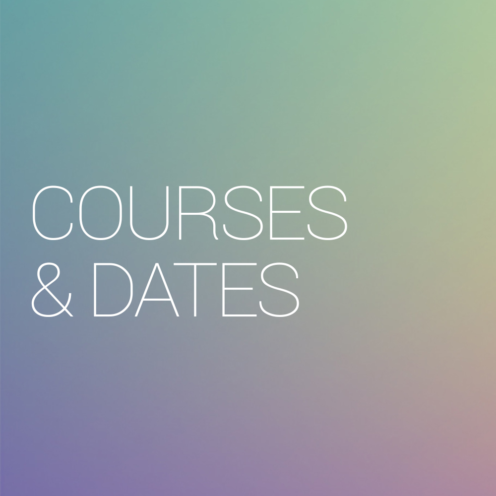 courses and dates