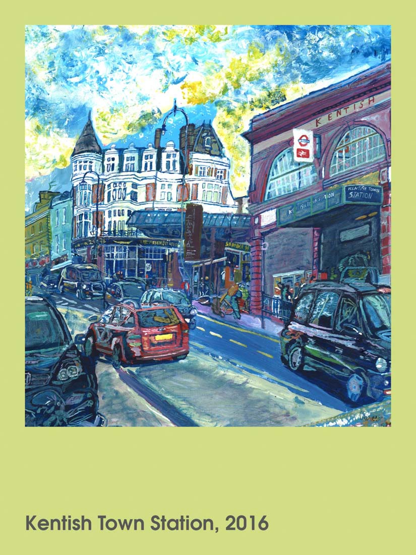 Oliver Yu Chan Painting Kentish Town